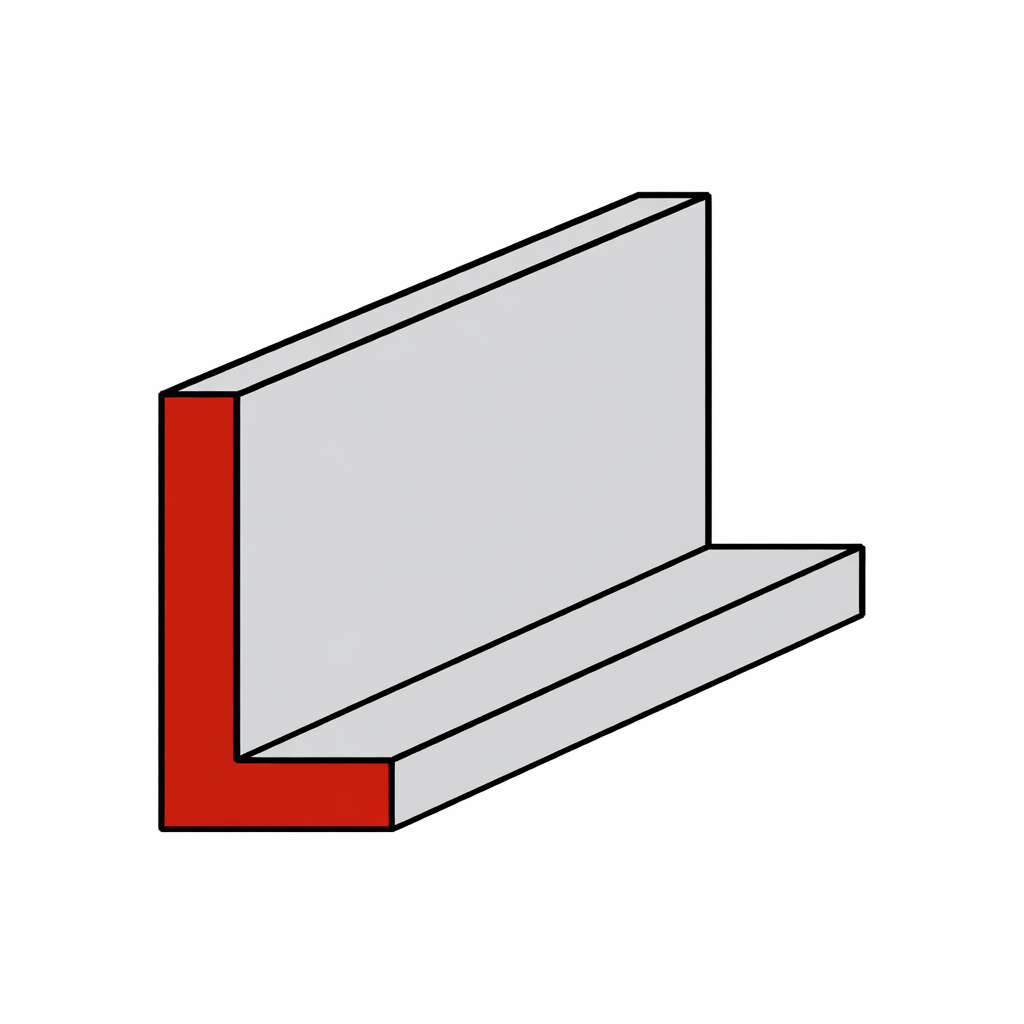 WGW hoekstaal  S235   (Gestr.+ Gemenied)