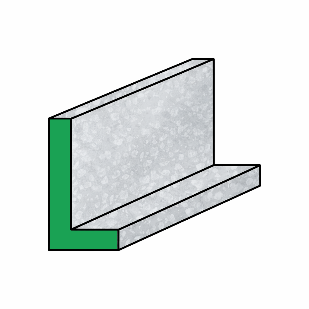 WGW hoekstaal  S235  (Therm.verzinkt)