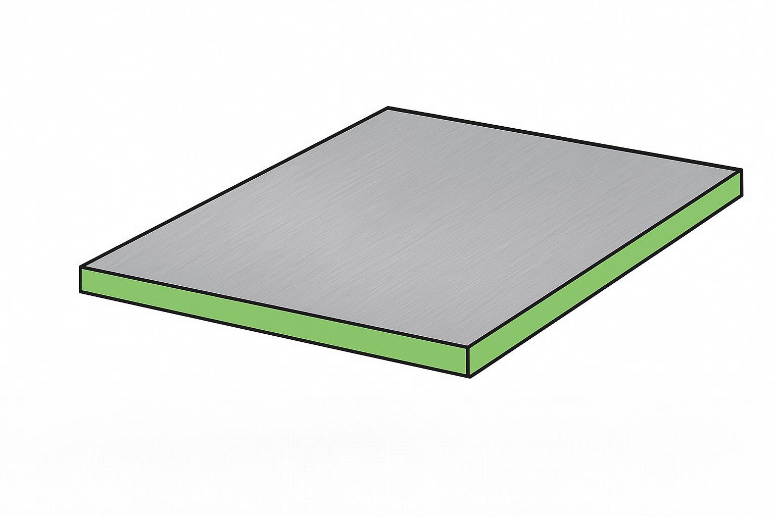 RVS 304 KGW Plaat geslepen K320
